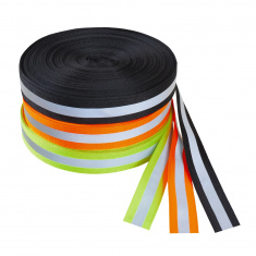 Reflektierende Streifen zum Aufnähen - Breite 25 mm - Packung  5 m